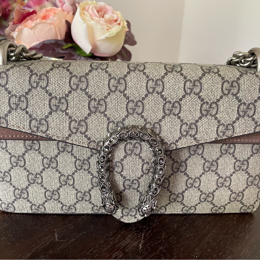 Gucci Gray Patterned Women's Bag